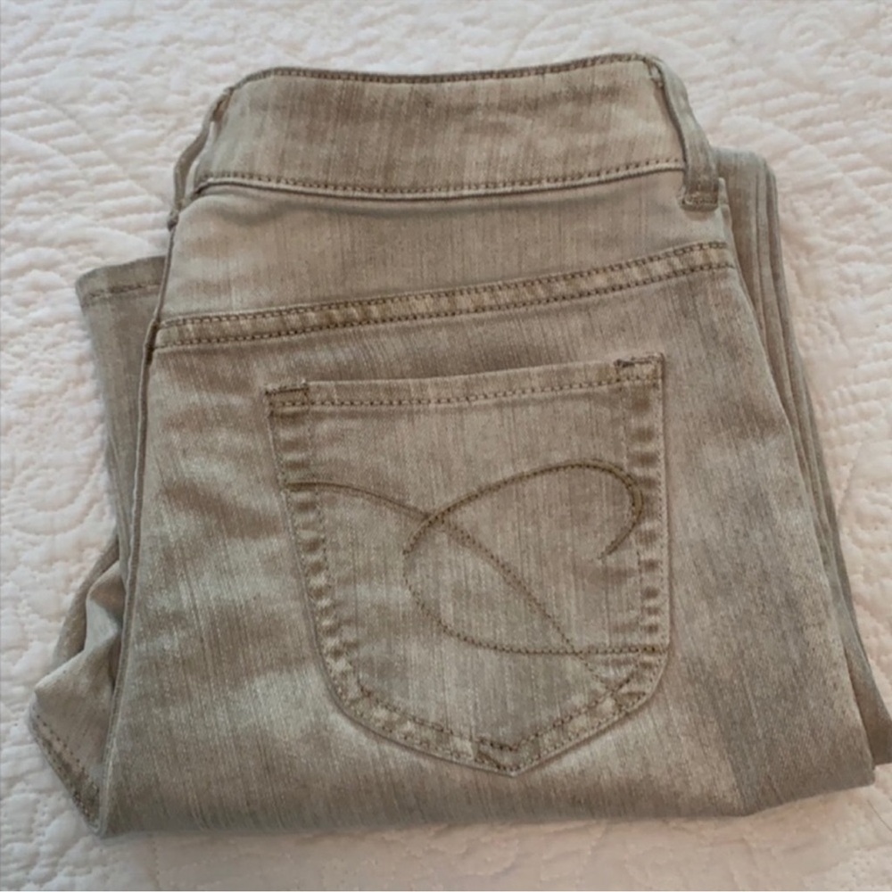 CHICO'S platinum denim jeans size 0 short